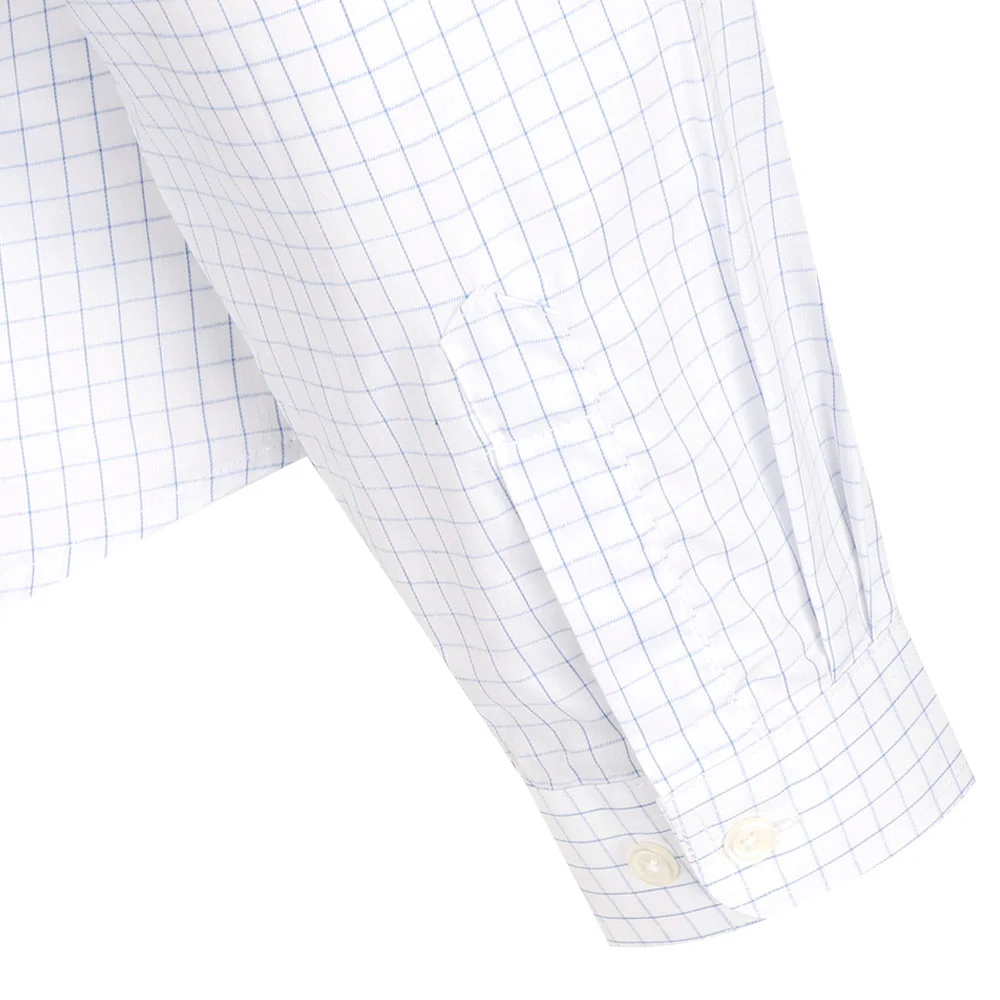 EZCare Woven Collared Long Sleeve Button Up Shirt - Image 5