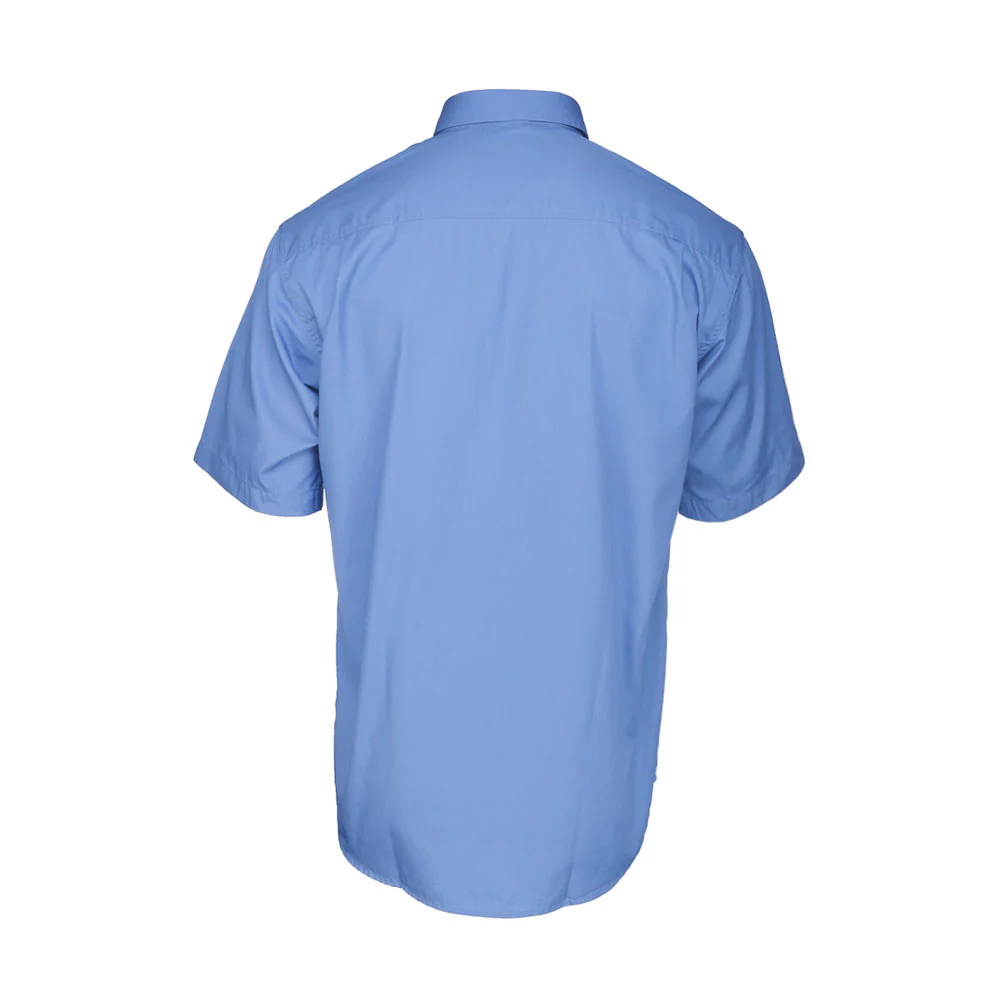 EZCare Woven Collared Short Sleeve Button Up Shirt - Image 2