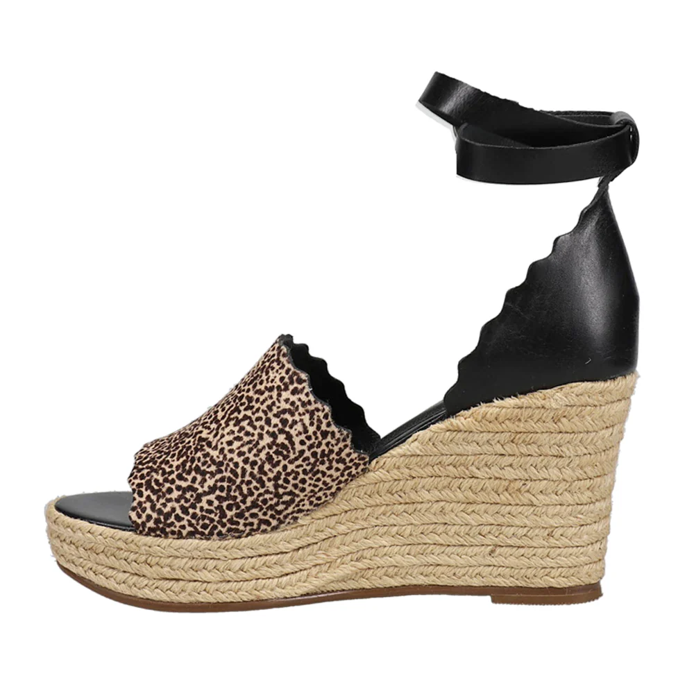 Roma  Espadrille Wedge Sandals - Image 3