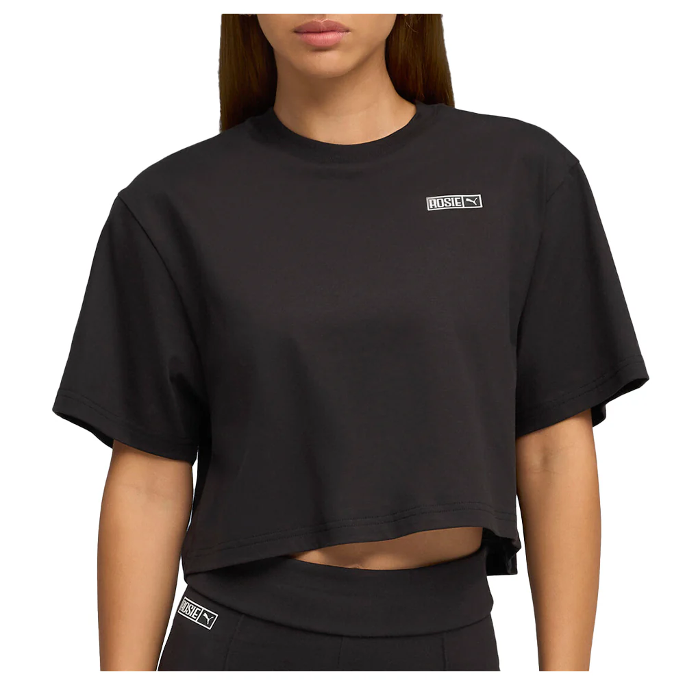 Rose X Relaxed Logo Crew Neck Short Sleeve T-Shirt - Image 3