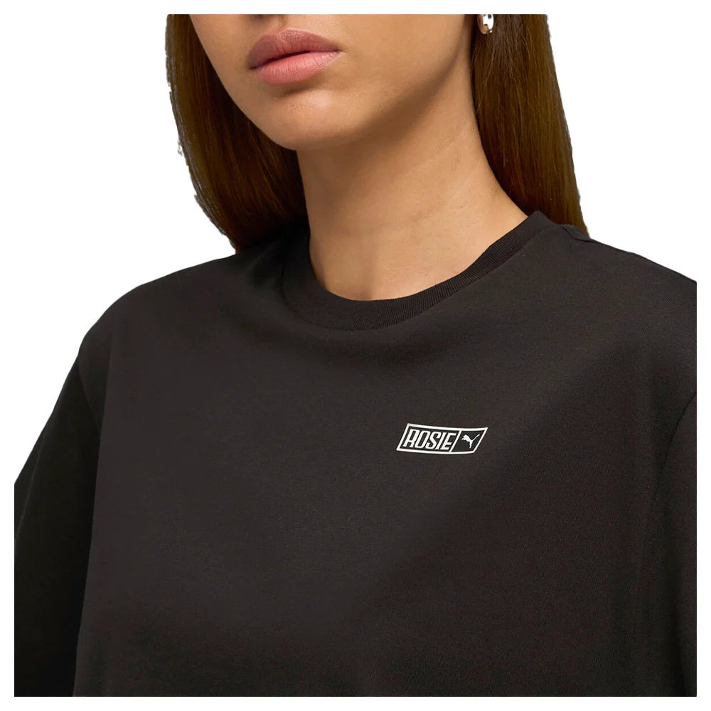 Rose X Relaxed Logo Crew Neck Short Sleeve T-Shirt - Image 5