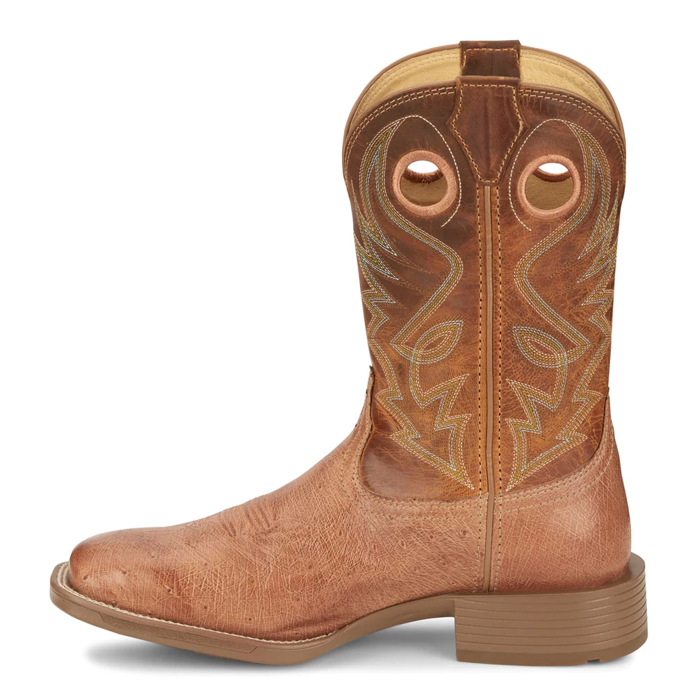 Roswell 11 Inch Embroidered Square Toe Cowboy Boots - Image 3