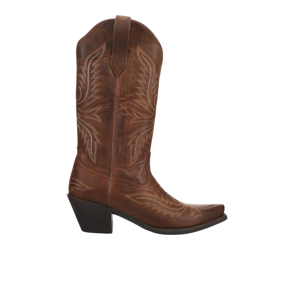 Round Up Collins Embroidery Snip Toe Cowboy Boots