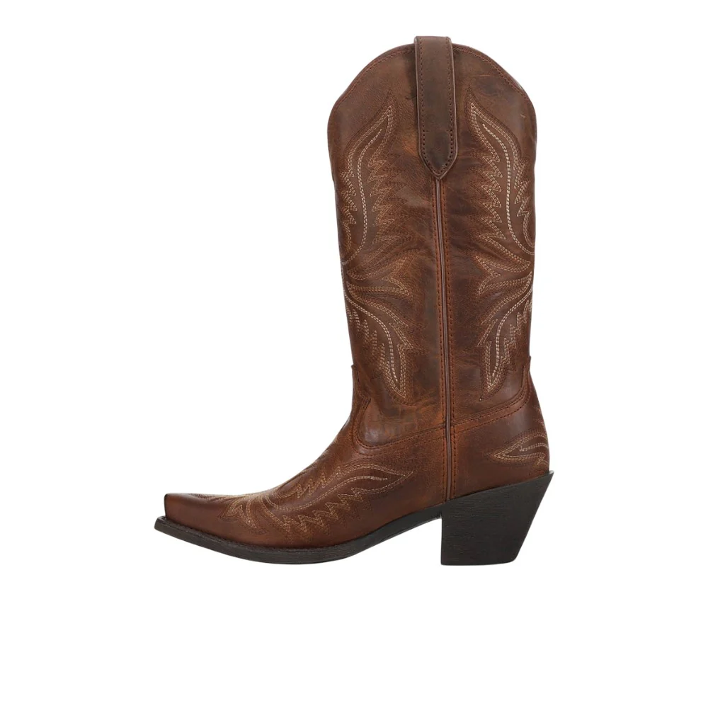 Round Up Collins Embroidery Snip Toe Cowboy Boots - Image 3