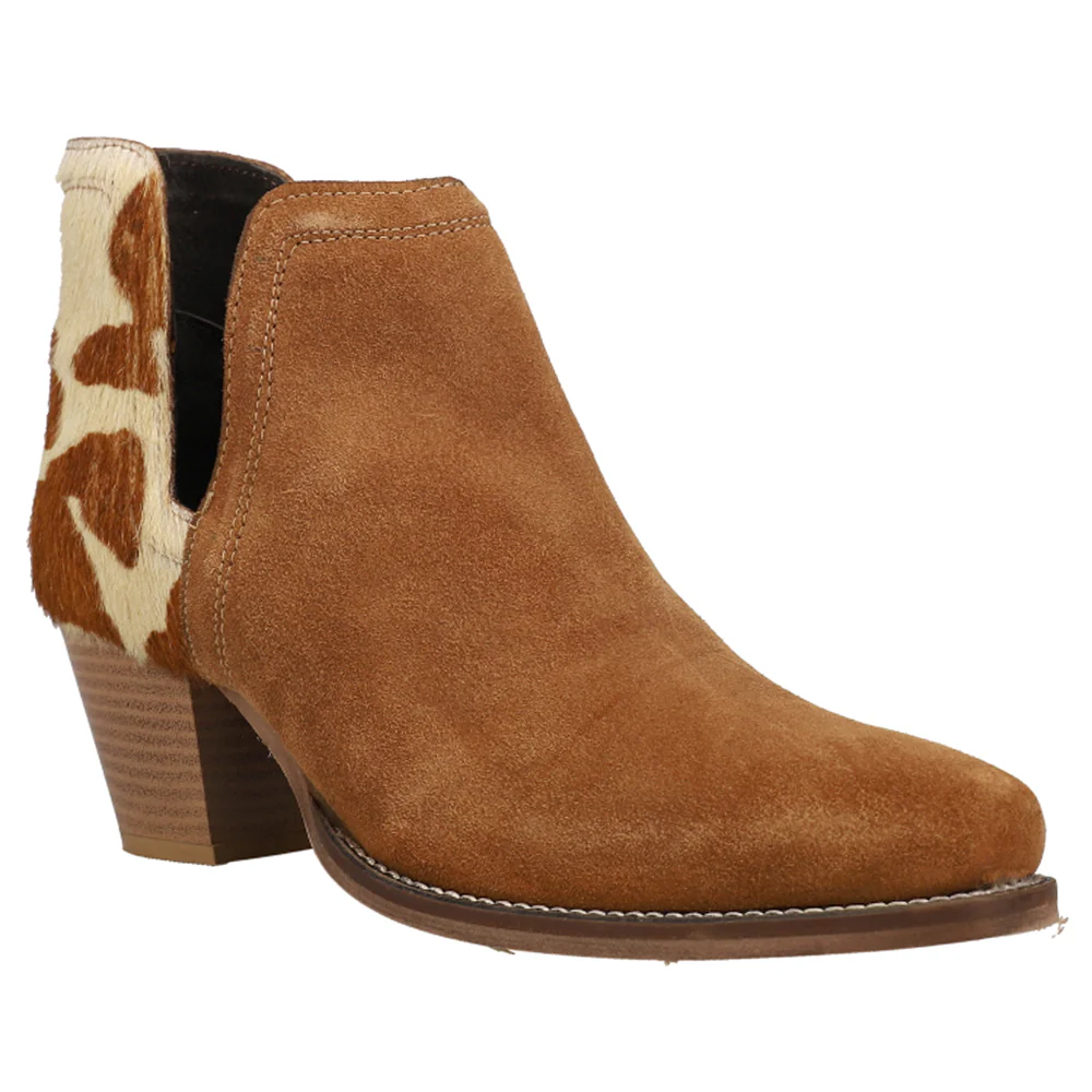 Rowdy Cow Snip Toe Cowboy Booties - Image 2