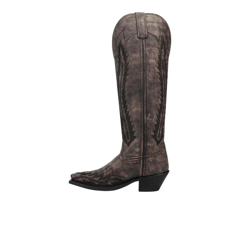 Roxelle Calf Wide Snip Toe Cowboy Boots - Image 3