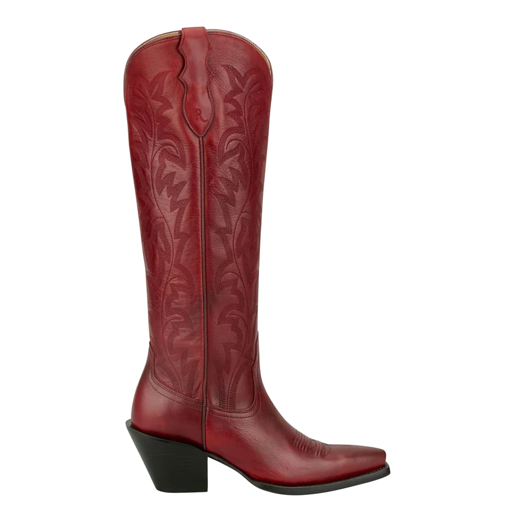 Rumor 17 Inch Embroidered Snip Toe Cowboy Boots
