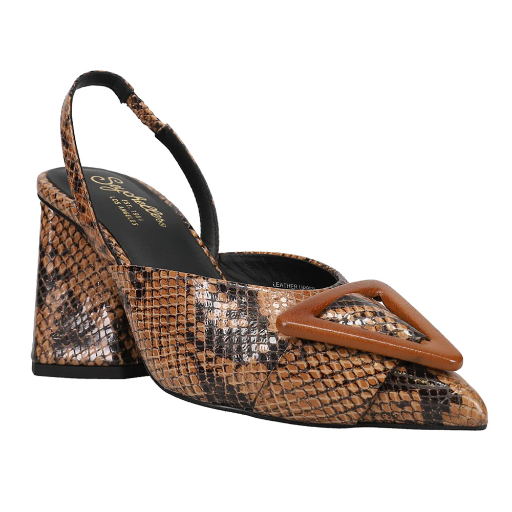 Rumor Has It Snake Block Heel Pumps - Image 2