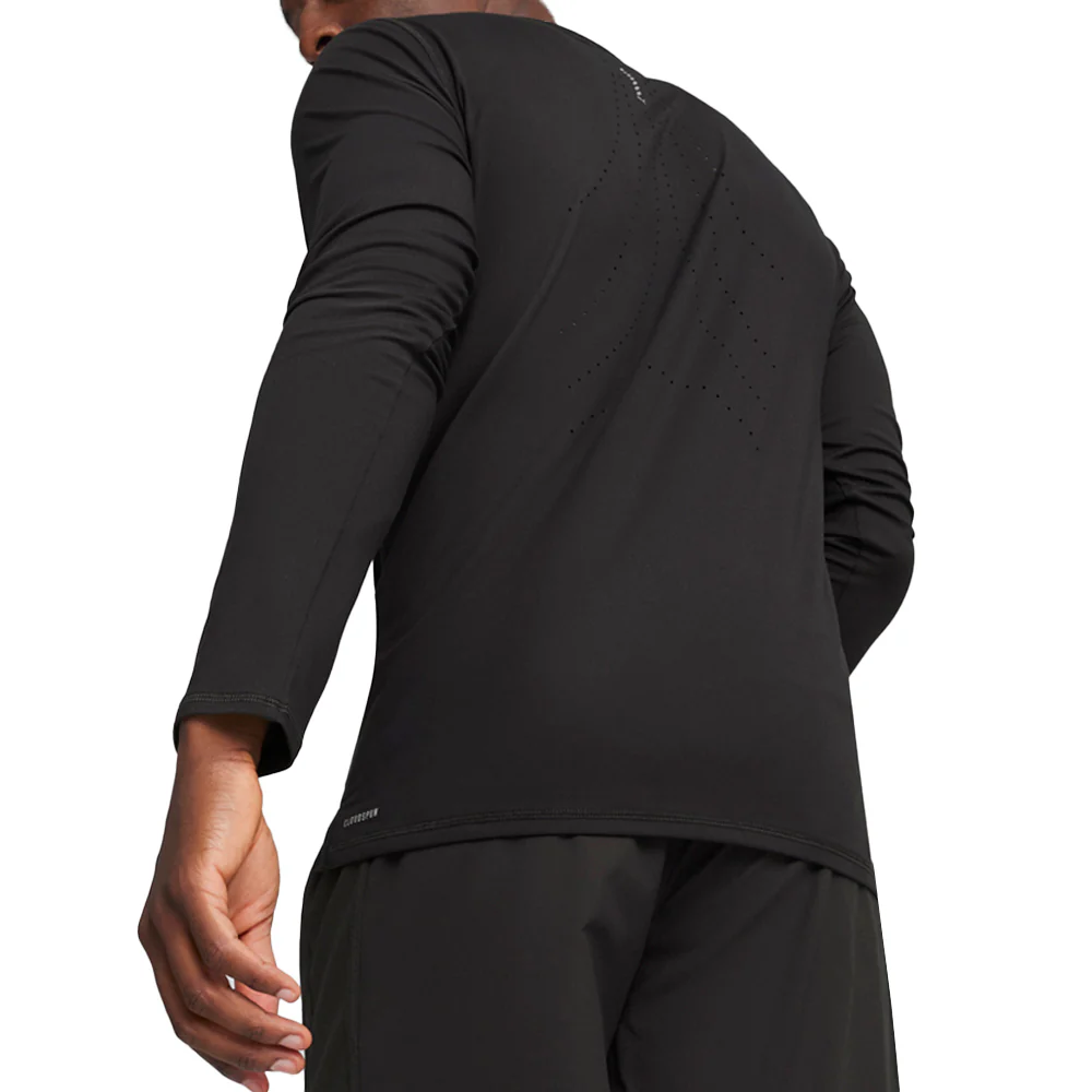 Run Cloudspun Crew Neck Long Sleeve Athletic T-Shirt - Image 2