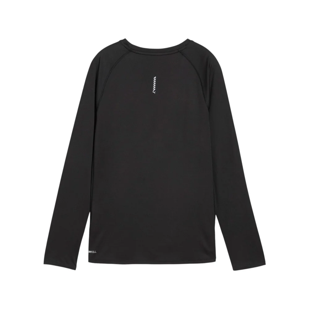 Run Velocity Crew Neck Long Sleeve Athletic T-Shirt - Image 2