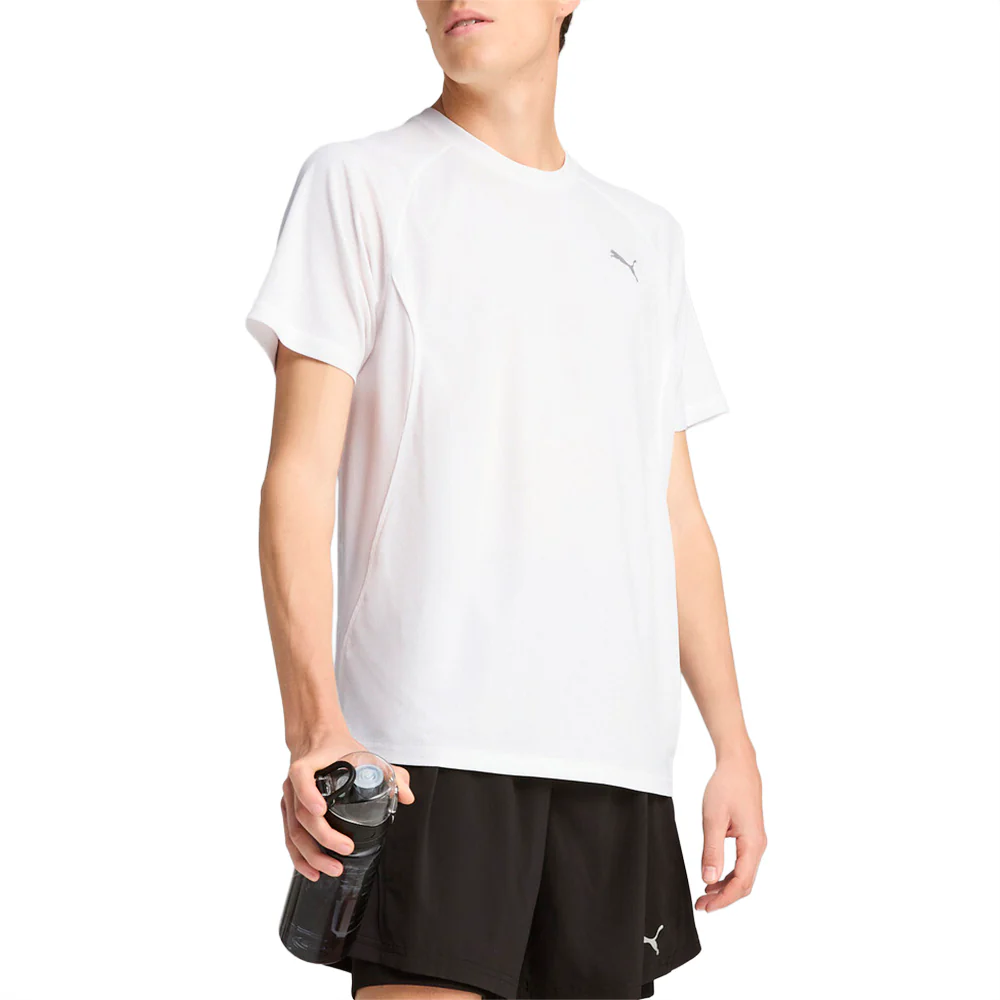 Run Velocity Crew Neck Short Sleeve Athletic T-Shirt - Image 3