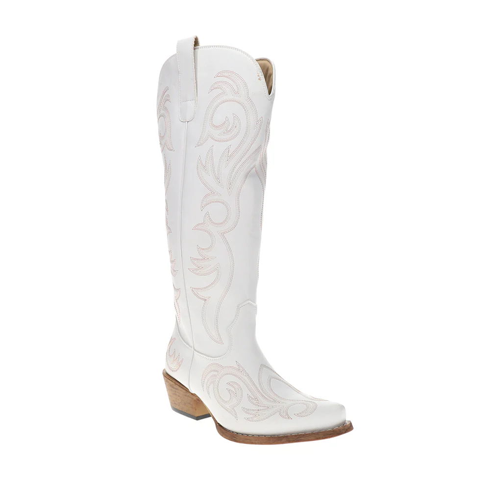 Ryder Embroidered Snip Toe Pull On Cowboy Boots - Image 2
