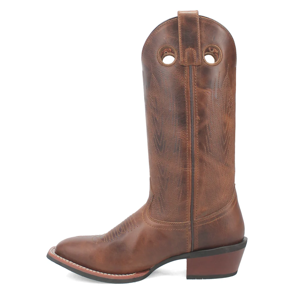 Sable Embroidered Square Toe Cowboy Boots - Image 3