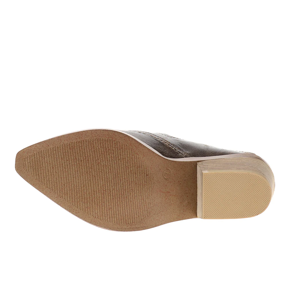 Saloon Pointed Toe Block Heel Pumps - Image 5