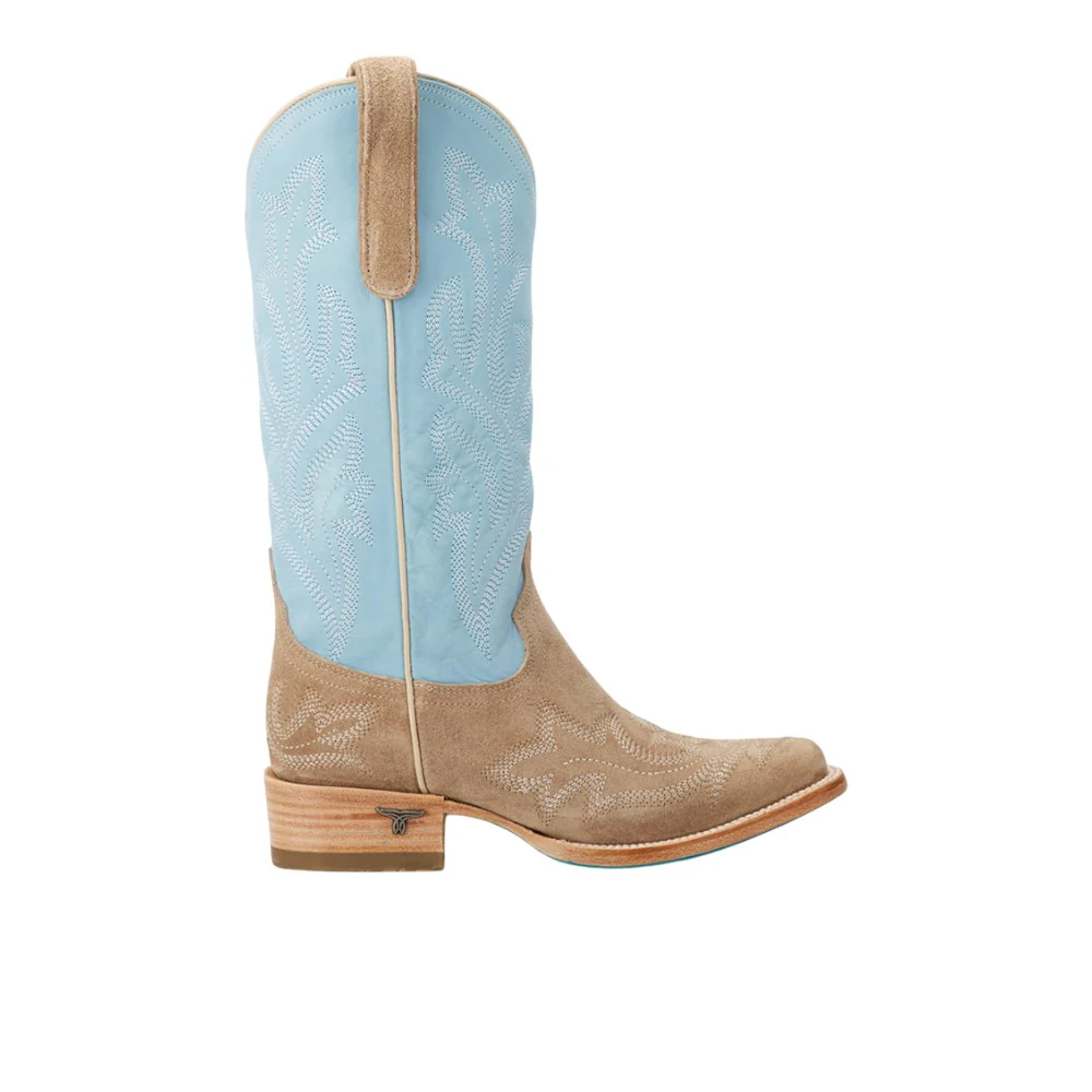 Saratoga Embroidered Square Toe Cowboy Boot