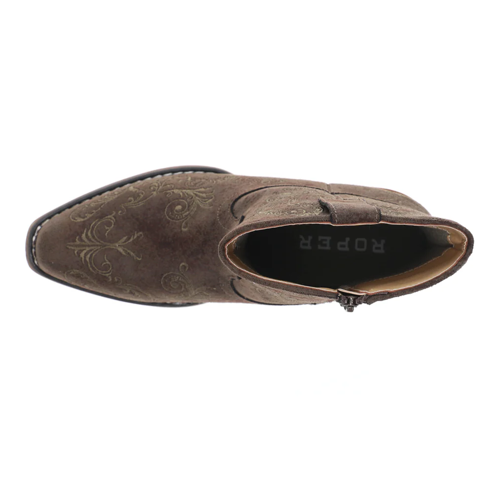 Sashay Snip Toe Zippered Cowboy Booties - Image 4