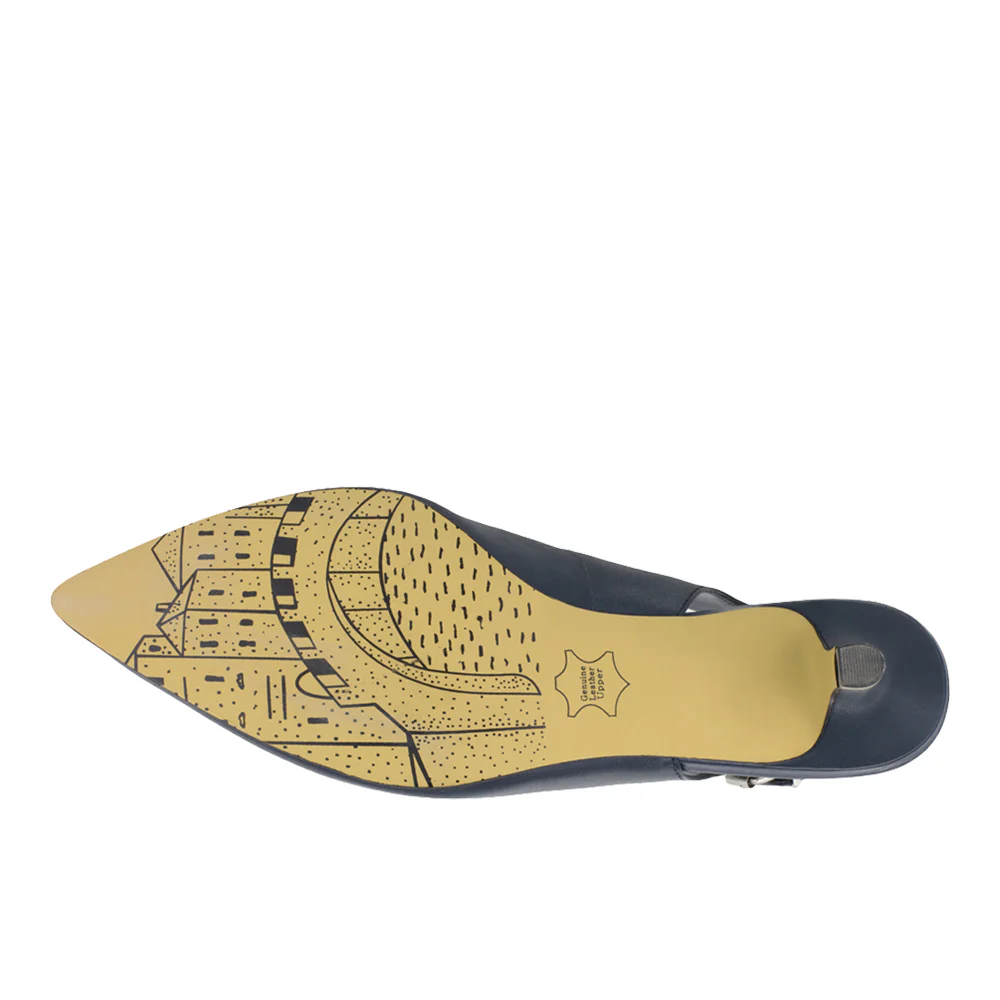 Scarlett Pointed Toe Slingback Pumps - Image 5
