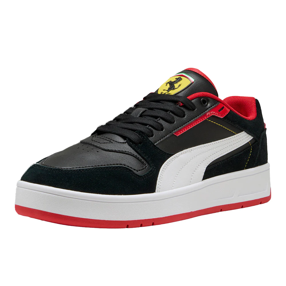 Scuderia Ferrari Court Classic Street Lace Up Sneakers - Image 2