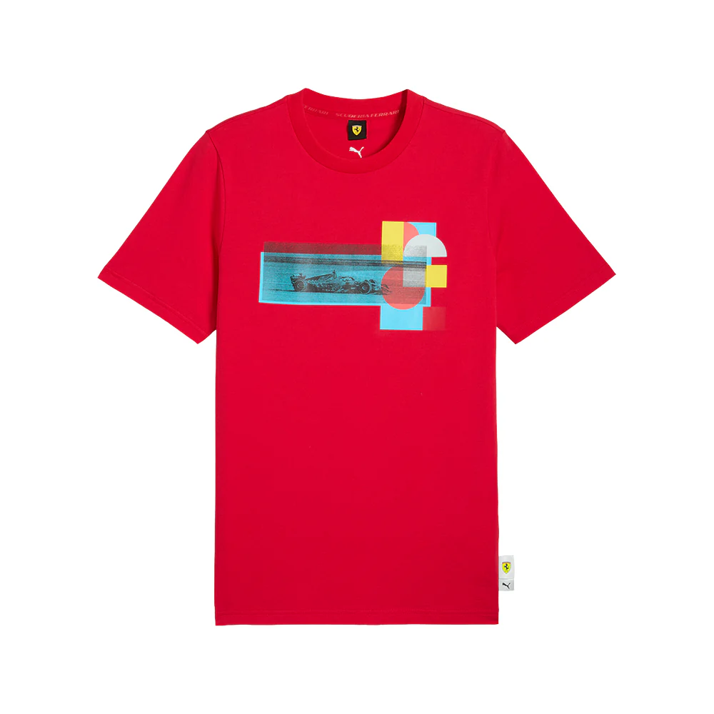 Scuderia Ferrari Race Graphic Crew Neck Short Sleeve T-Shirt