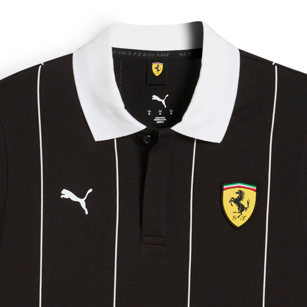 Scuderia Ferrari Race Premium Short Sleeve Polo Shirt - Image 5