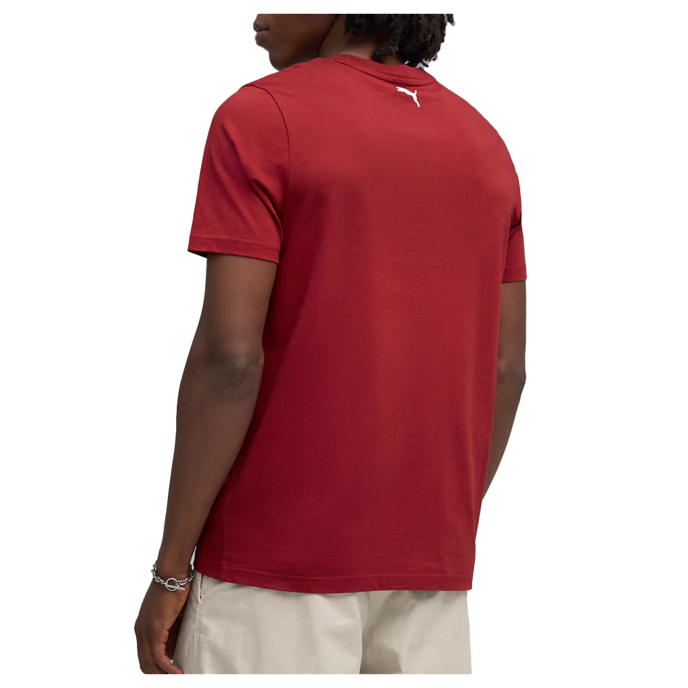 Scuderia Ferrari Race Tonal Big Shield Crew Neck Short Sleeve T-Shirt - Image 4