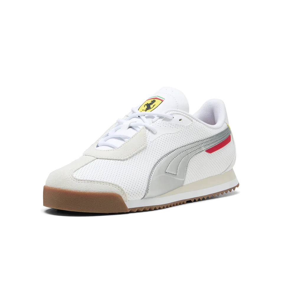 Scuderia Ferrari Roma Suede Lace Up Sneakers - Image 2