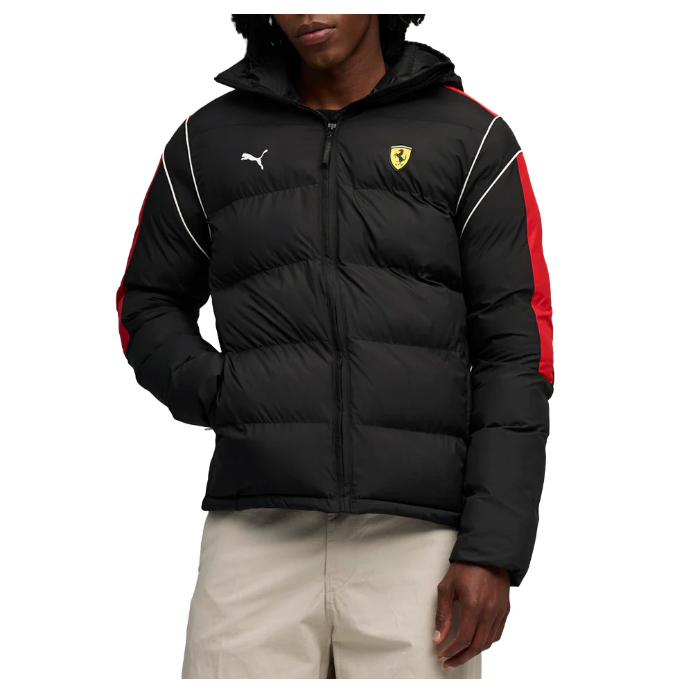 Scuderia Ferrari T7 Full Zip Puffer Jacket - Image 3