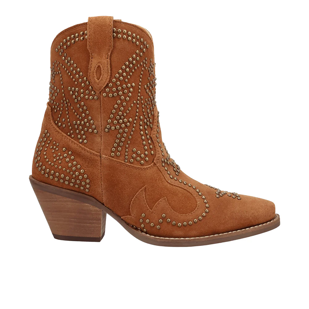 Seein' Stars Suede Leather Booties