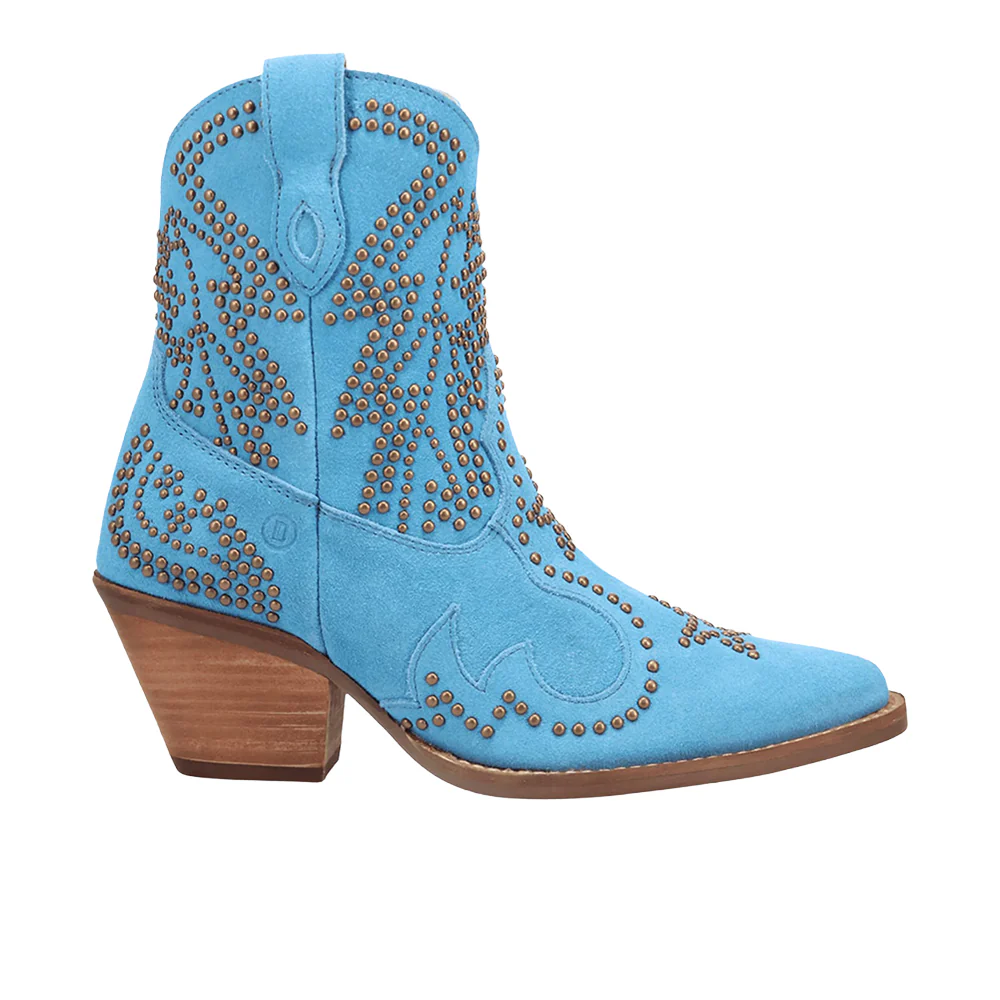 Seein' Stars Suede Leather Booties