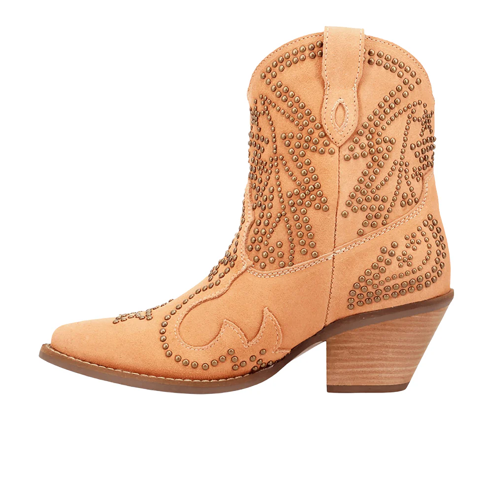 Seein' Stars Suede Leather Booties - Image 3