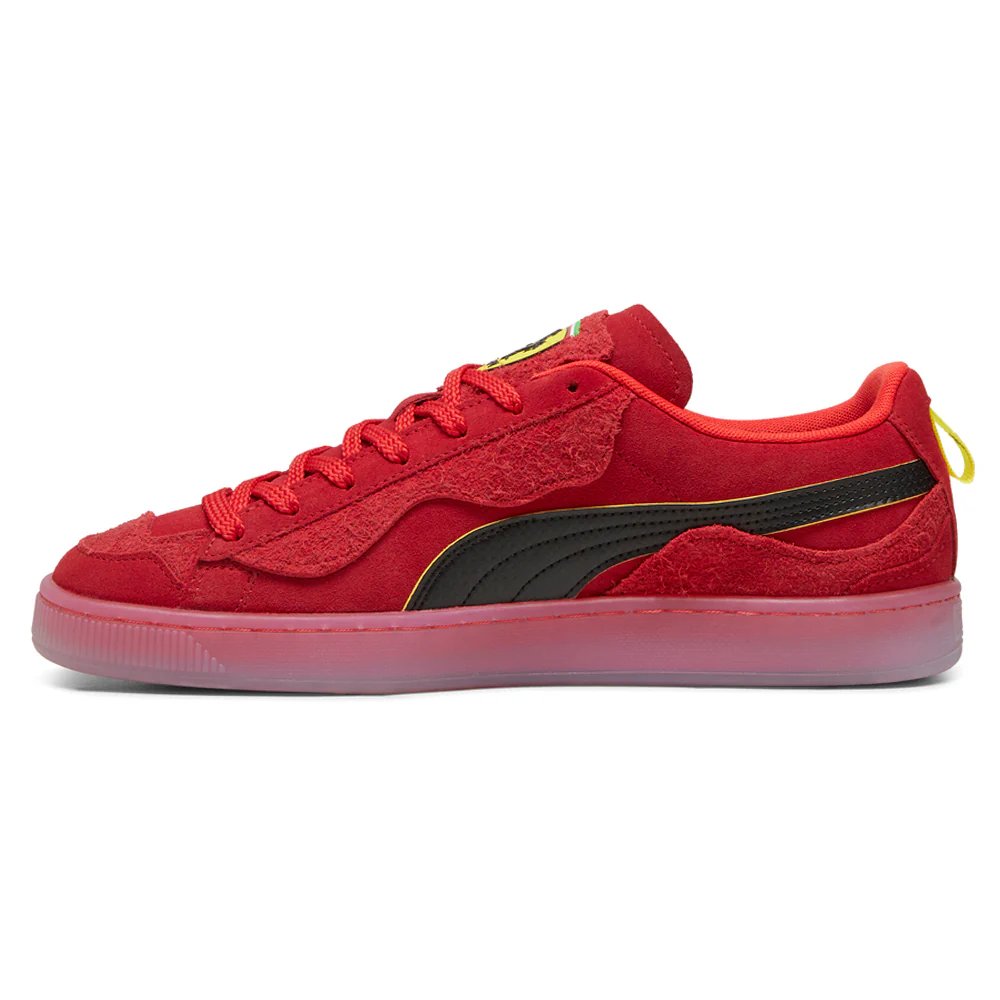 Scuderia Ferrari Suede Trippy Lace Up Sneakers - Image 3