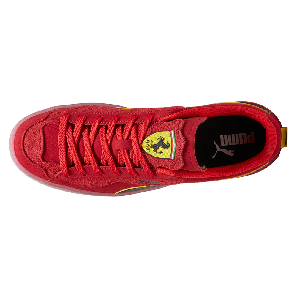 Scuderia Ferrari Suede Trippy Lace Up Sneakers - Image 4