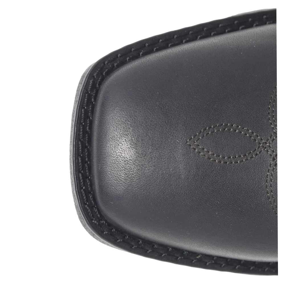 Shadow 11 inch Pull On Waterproof Wide Square Toe Work Boots - Image 4