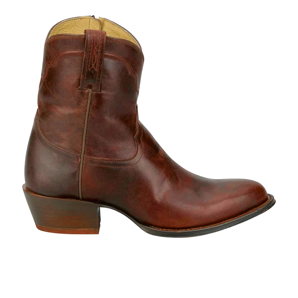 Sheridan 8 Inch Round Toe Zippered Cowboy Boots
