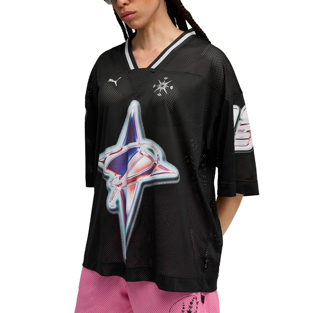 Shooting Stars V Neck Short Sleeve Jersey - Image 3