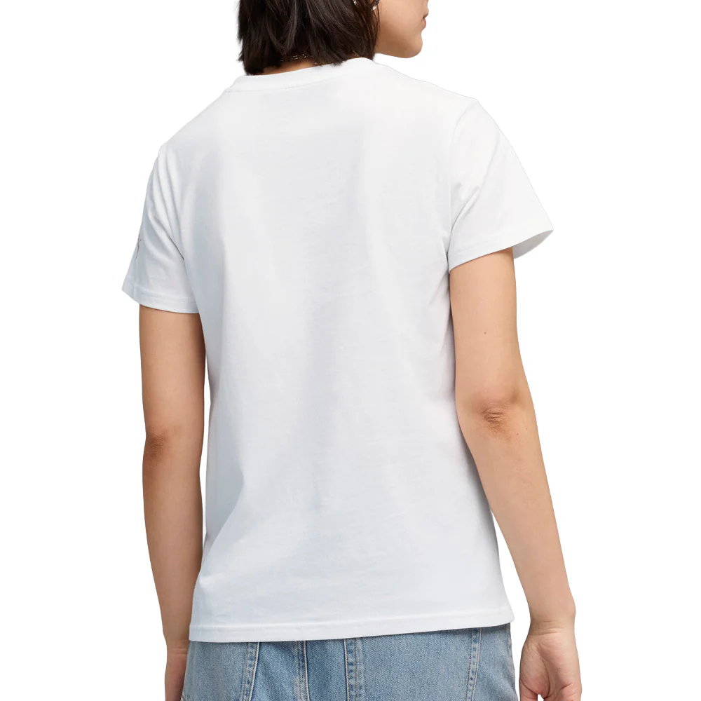 Sketched Florals Crew Neck Short Sleeve T-Shirt - Image 4