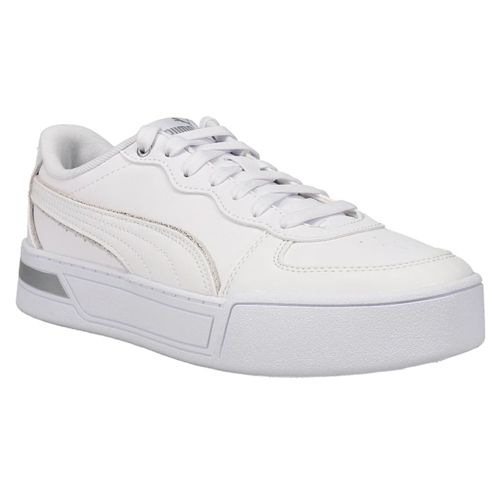 Skye Metallic Lace Up Platform Sneakers - Image 2