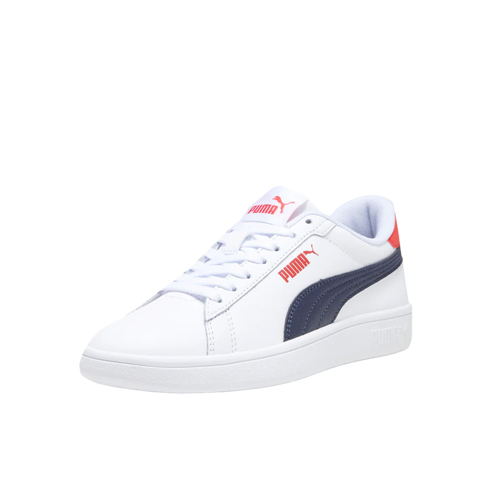 Smash 3.0 Leather Lace Up Sneakers (Big Kid) - Image 2
