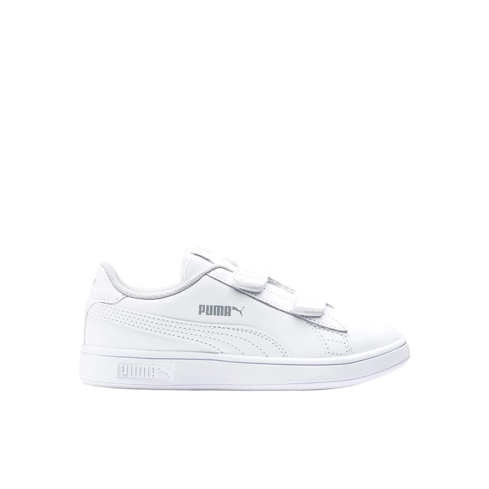 Smash V2 Leather Slip On Sneakers (Little Kid)