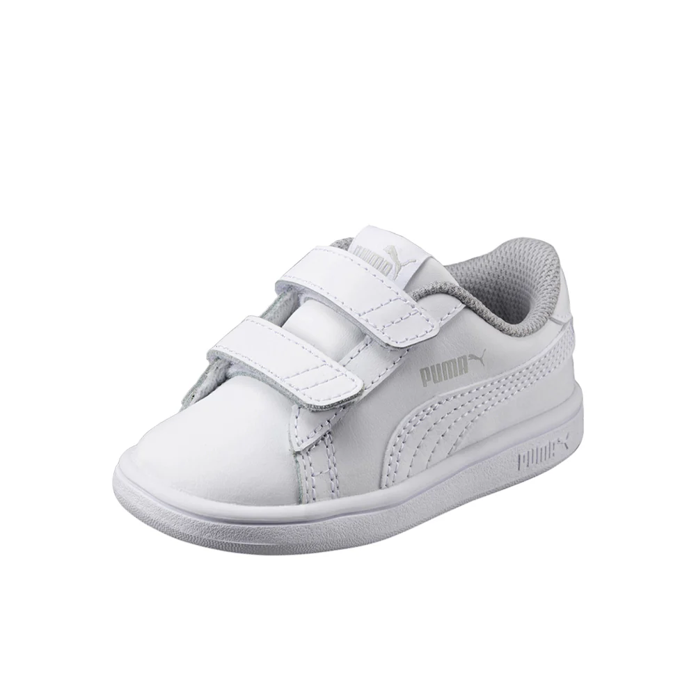 Smash V2 Leather Slip On Sneakers (Little Kid) - Image 2