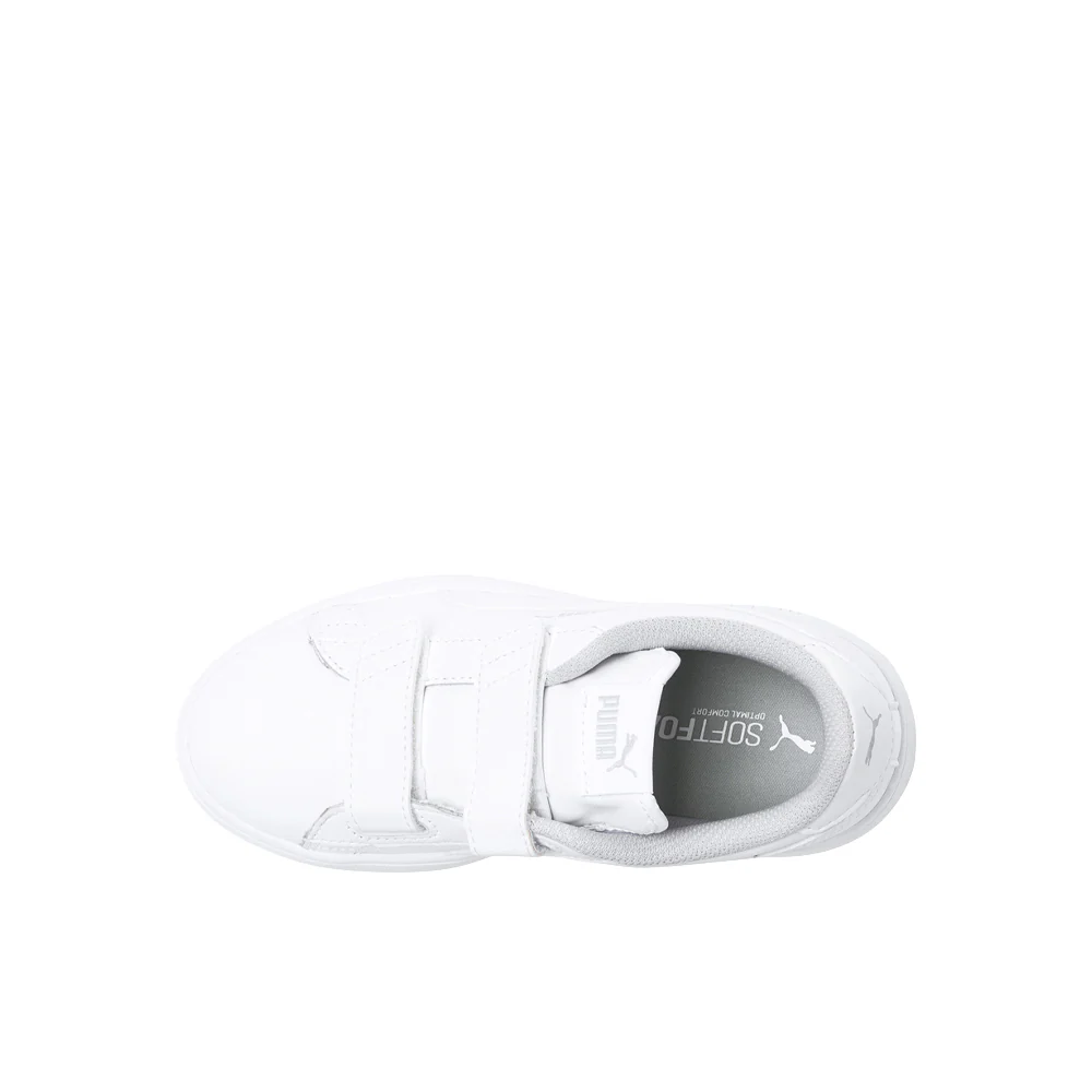 Smash V2 Leather Slip On Sneakers (Little Kid) - Image 4