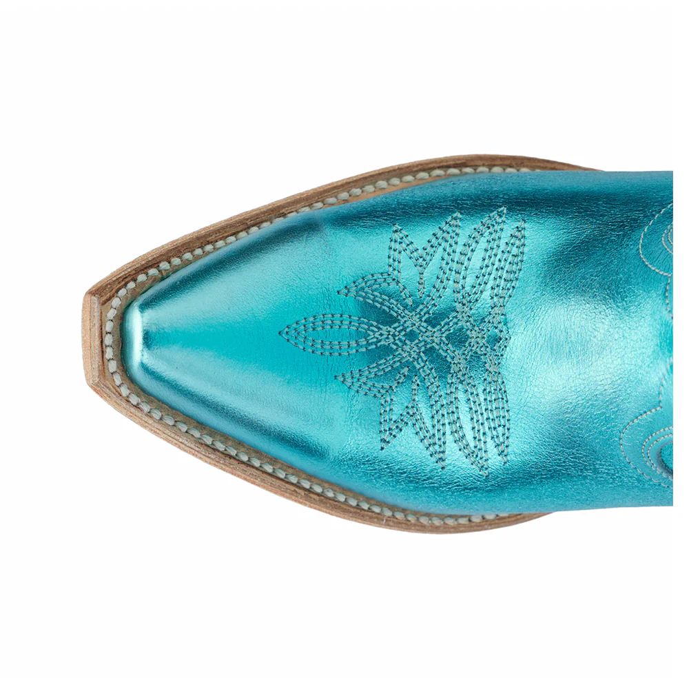 Smokeshow Embroidered Metallic Snip Toe Cowboy Boot - Image 4