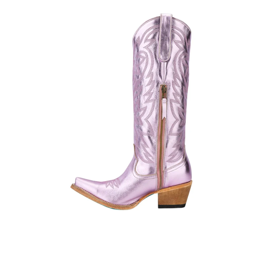 Smokeshow Embroidered Metallic Snip Toe Cowboy Boot - Image 3