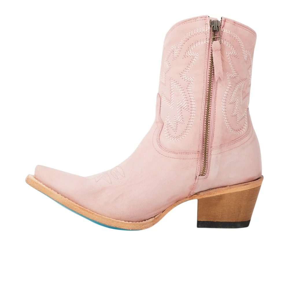 Smokeshow Embroidered Snip Toe Cowboy Bootie - Image 3