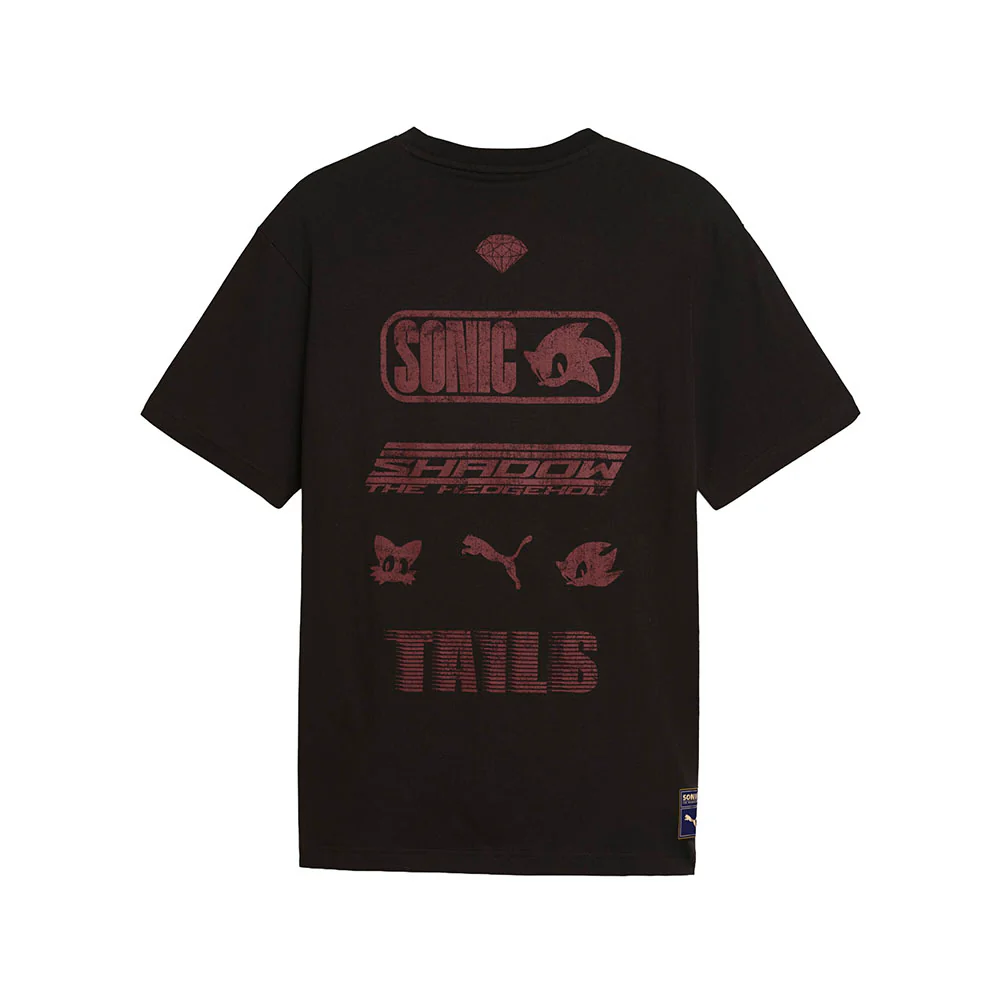 Sonic The Hedgehog Relaxed Graphic Crew Neck Short Sleeve T-Shirt - Image 2