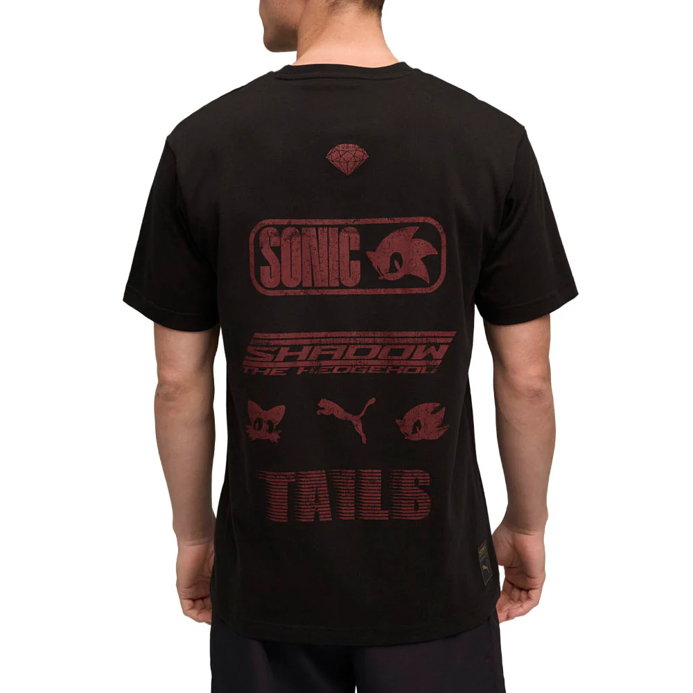 Sonic The Hedgehog Relaxed Graphic Crew Neck Short Sleeve T-Shirt - Image 4