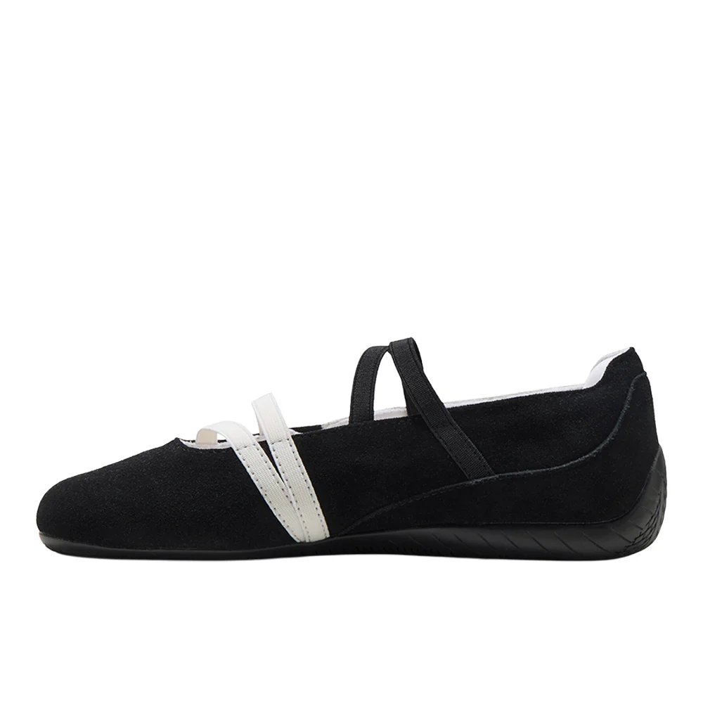 Speedcat Ballet Suede Slip On Flats - Image 3