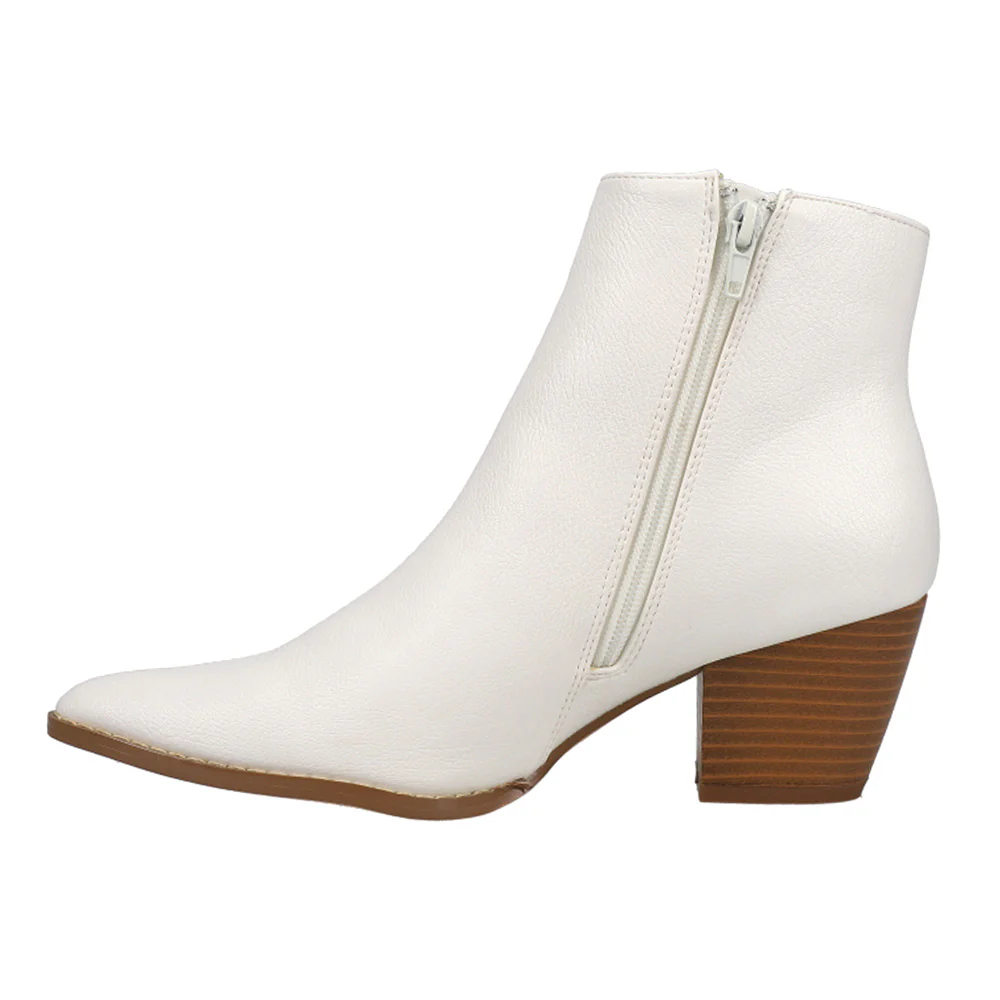 Spirit Pointed Toe Zippered Booties - Image 3