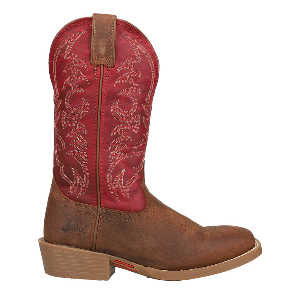 Muley 12 Inch Square Toe Cowboy Boots