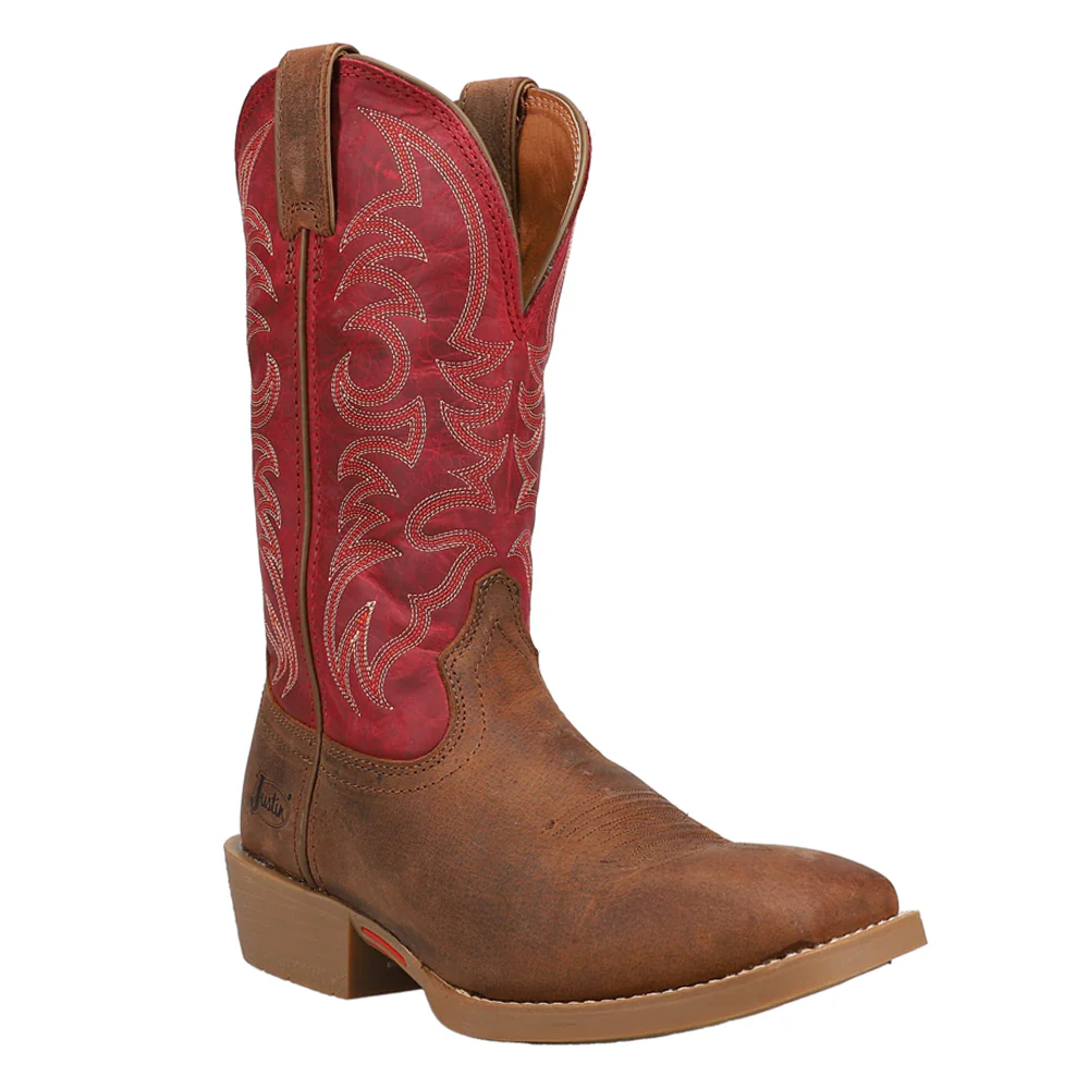 Muley 12 Inch Square Toe Cowboy Boots - Image 2